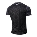 Black Panther Men T shirt Short Sleeve Running Fitness Tee Top - Azufun