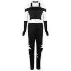 Black White Hazbin Hotel Adult Cosplay Costume Outfits Halloween Carnival Suit - Azufun
