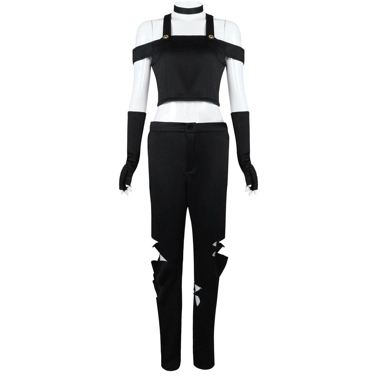 Black White Hazbin Hotel Adult Cosplay Costume Outfits Halloween Carnival Suit - Azufun