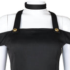 Black White Hazbin Hotel Adult Cosplay Costume Outfits Halloween Carnival Suit - Azufun