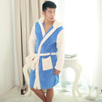 Blue Stitch Winter Warm Couple Sleepwear Kigurumi Pajamas - Pajamasbuy