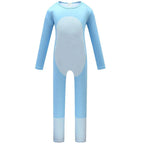 Boys Bluey Girls Bingo Dog Kids Halloween Cosplay Party jumpsuit Onesie Costume - Azufun