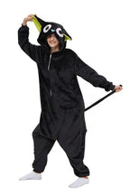 BuyCat Pajamas Kigurumi Onesie Cartoon Black Flannel Jumpsuit Kigurumi Costumes Now Cheaper With 3 - 5 Days Ship - PajamasBuy