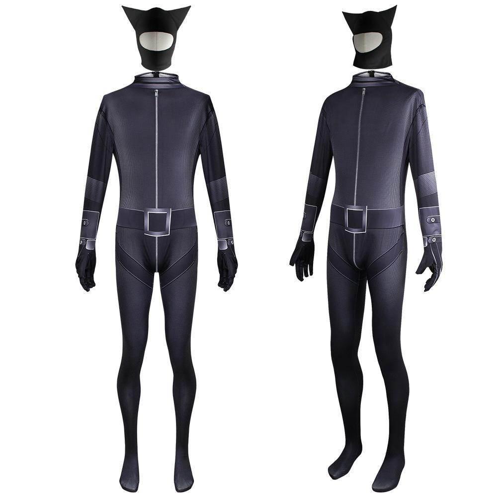 Catwoman cosplay costume jumpsuit tights suit - Azufun