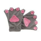BuyChildren Fog Rabbit Claw Paw Fleece Kigurumi Gloves Now Cheaper With 3 - 5 Days Ship - PajamasBuy