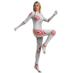 Deadman Wonderland Shiro Cosplay Costume Zentai Bodysuit for Halloween Party - Azufun