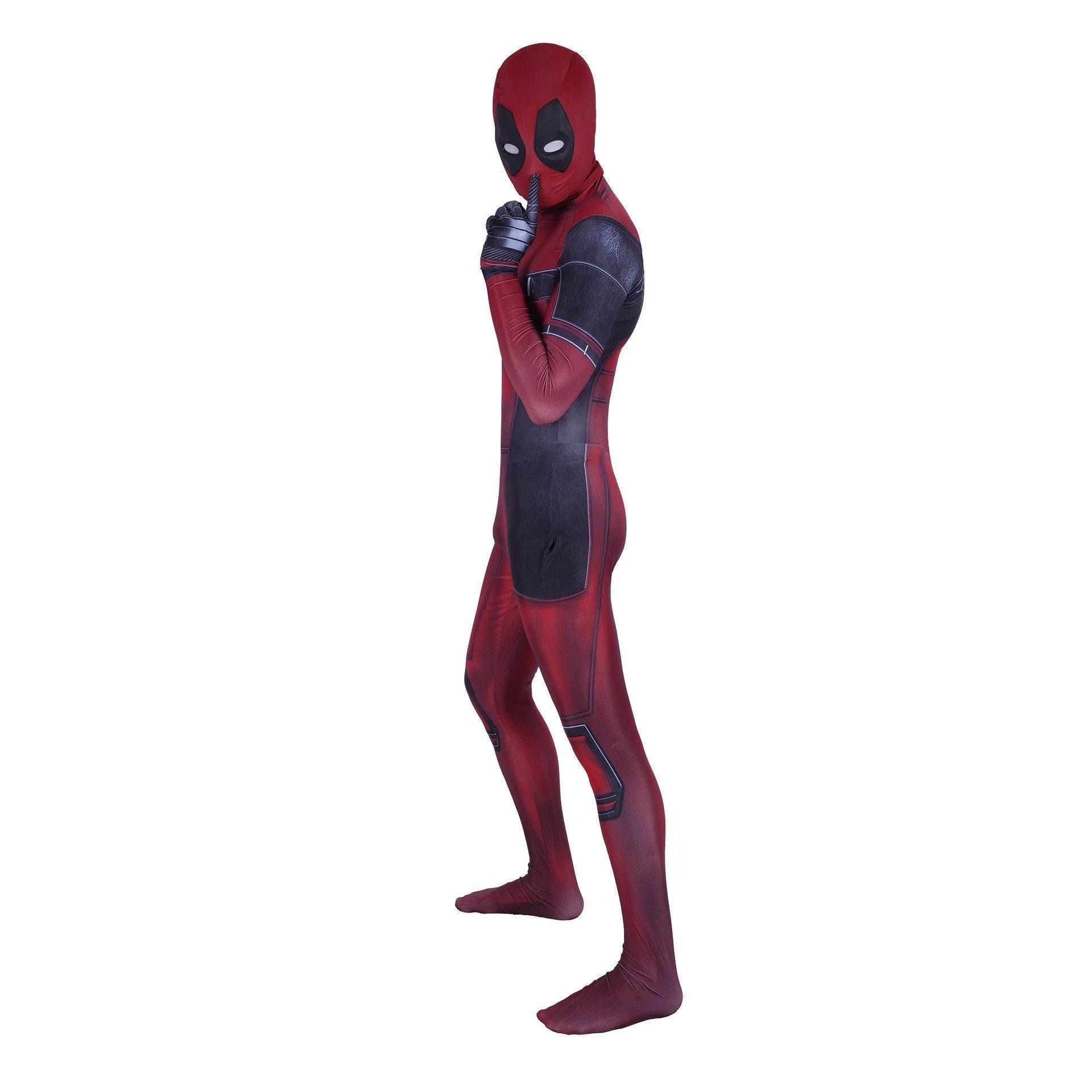 Deadpool Wade Wilson Cosplay Jumpsuit Adult And Kids Halloween Costume - Azufun
