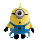 Despicable Me Minions Plush school bag large capacity student cartoon backpack - Azufun