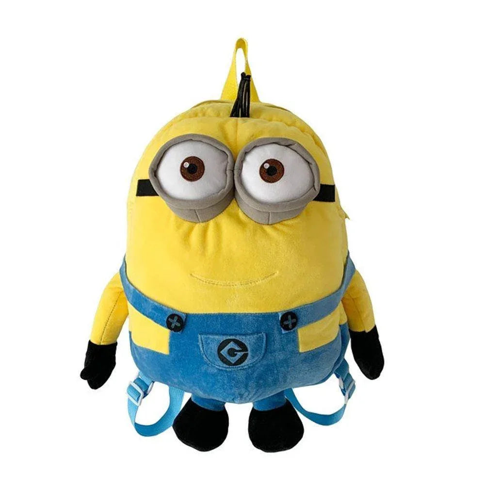 Despicable Me Minions Plush school bag large capacity student cartoon backpack - Azufun