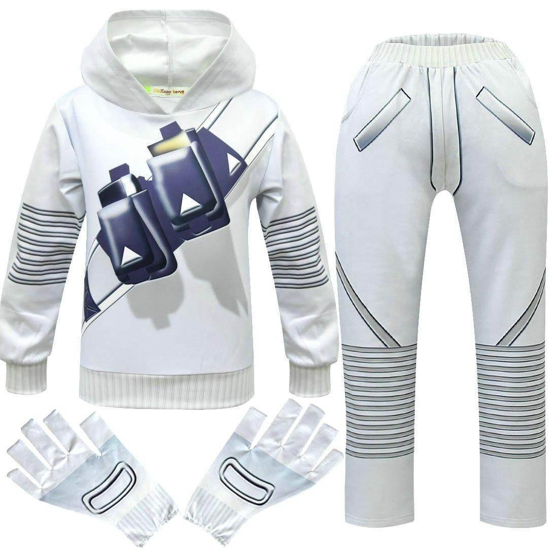 DJ Marshmello Chris Comstock Costume Top Pants Sets for Kids - Azufun