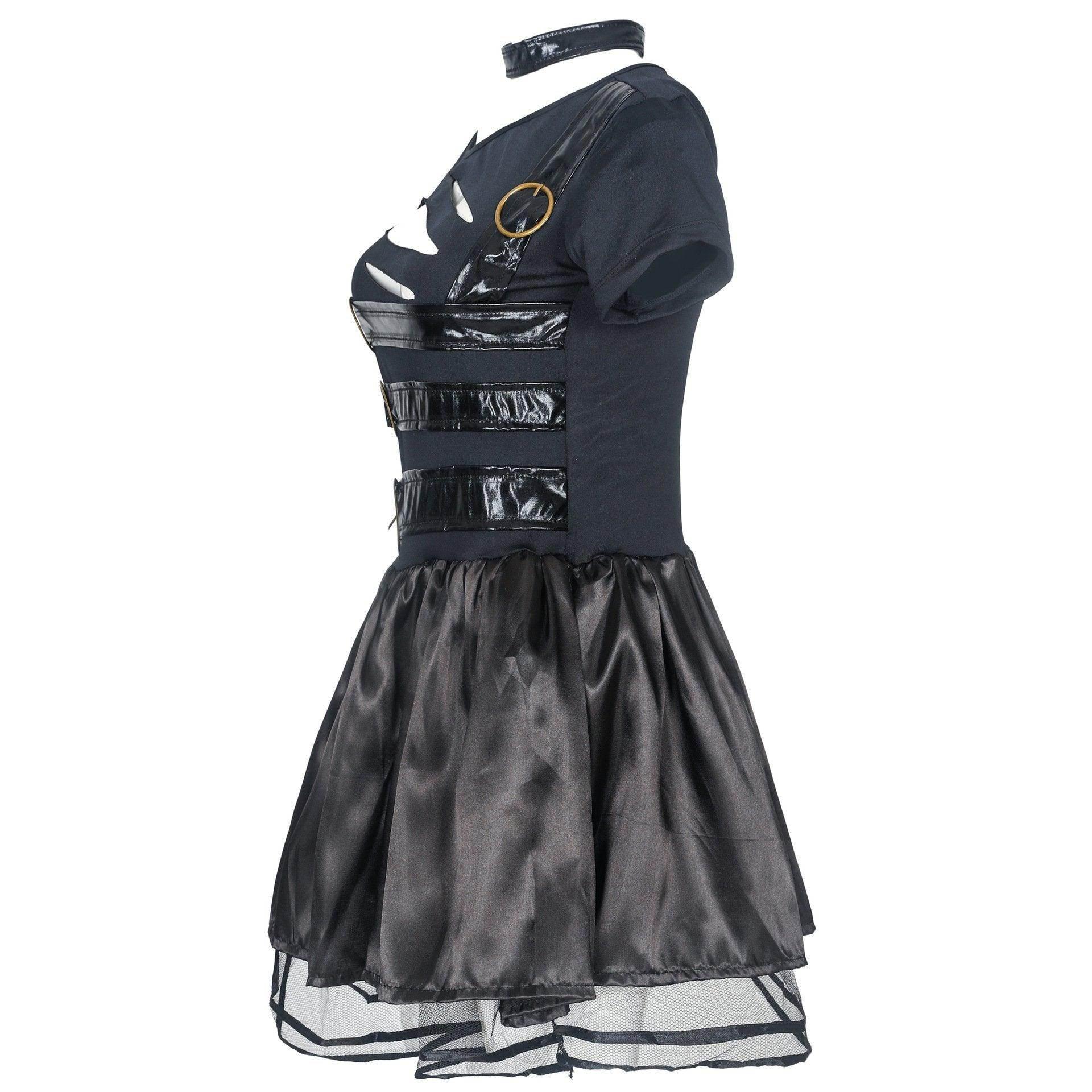 Edward scissorhands costume Party dress for women Halloween - Azufun