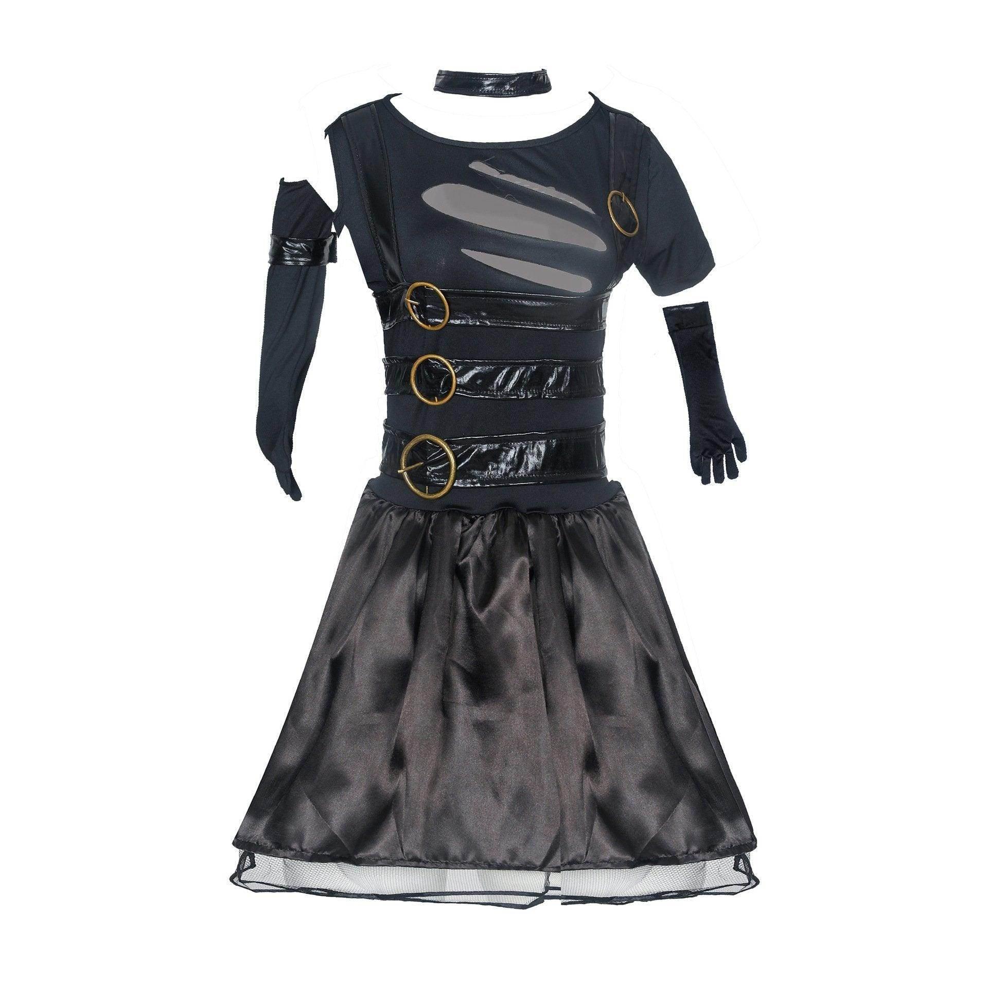 Edward scissorhands costume Party dress for women Halloween - Azufun