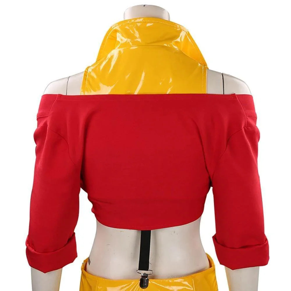 Faye Valentine Cowboy Bebop Outfit Carnival Suit Cosplay Costumes - Azufun