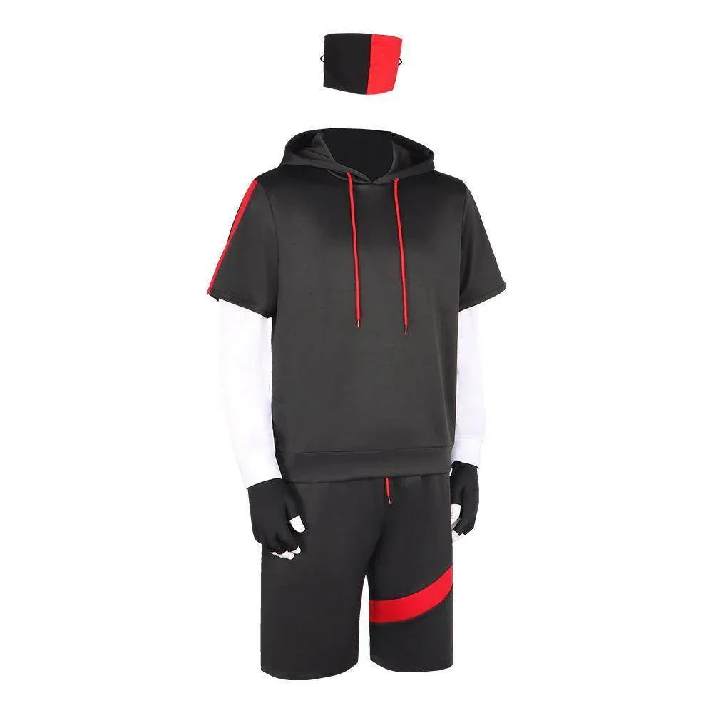 Fortnite Ikonik Bundle Game Adult Party Cosplay Costume Outfits Carnival Suit - Azufun