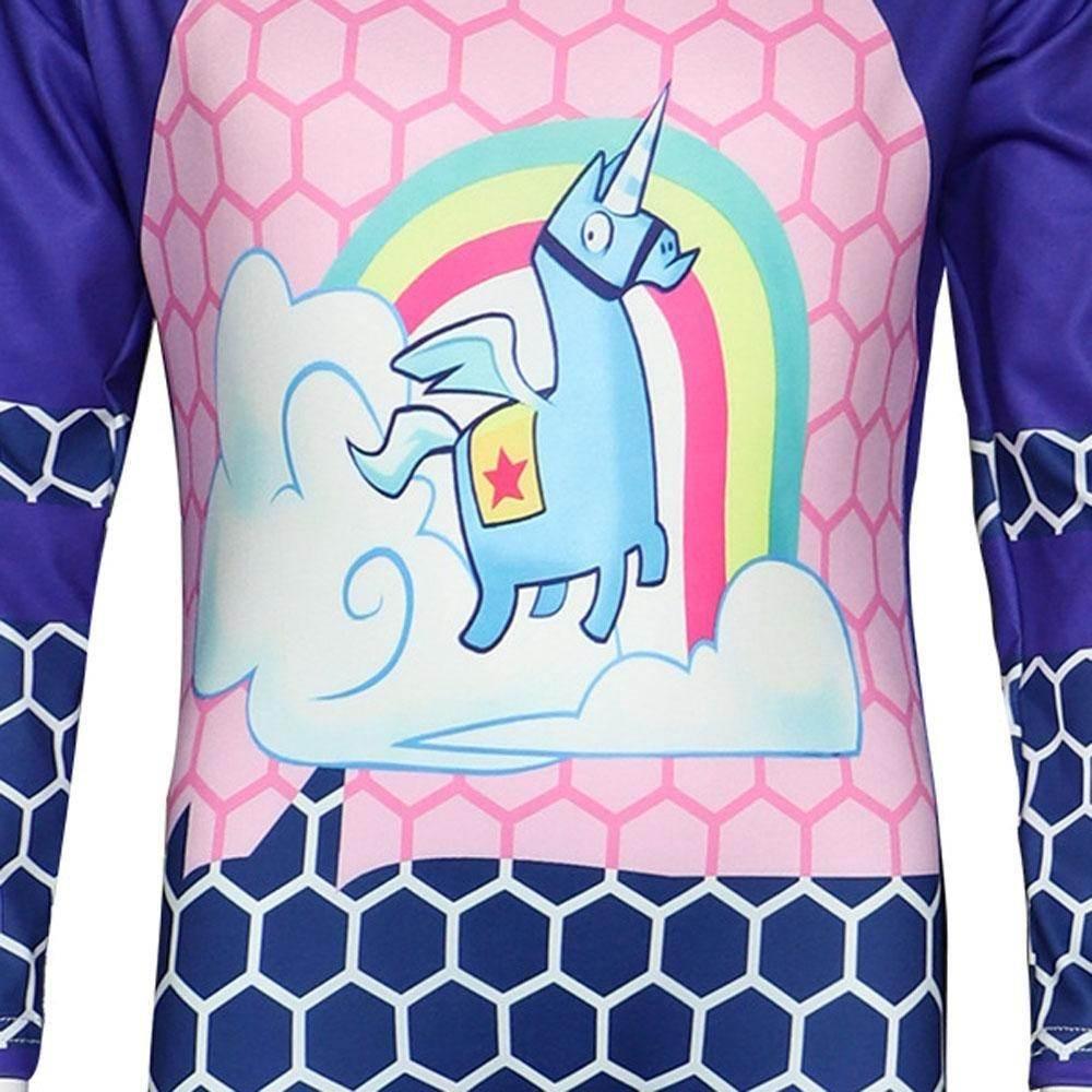 Fortnite Unicorn Costume Jumpsuit for Kids - Azufun
