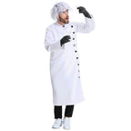 Frankenstein Mad scientist Professional Lab Coat Halloween Party Cosplay Set - Azufun