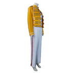 Freddie Mercury Cosplay Costume Queen's Lead Singer Outfit for Adults - Azufun