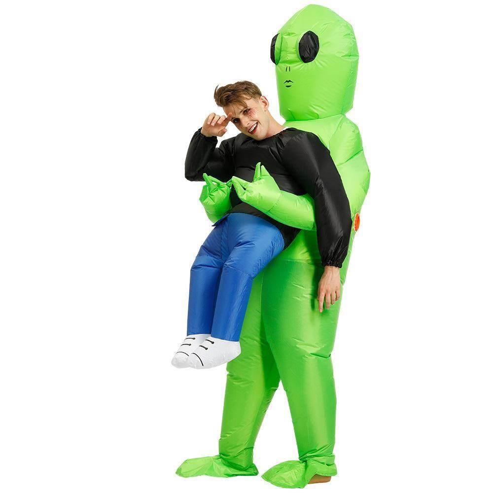 Funny inflatable Alien costume Halloween Party for Adult Kids - Azufun