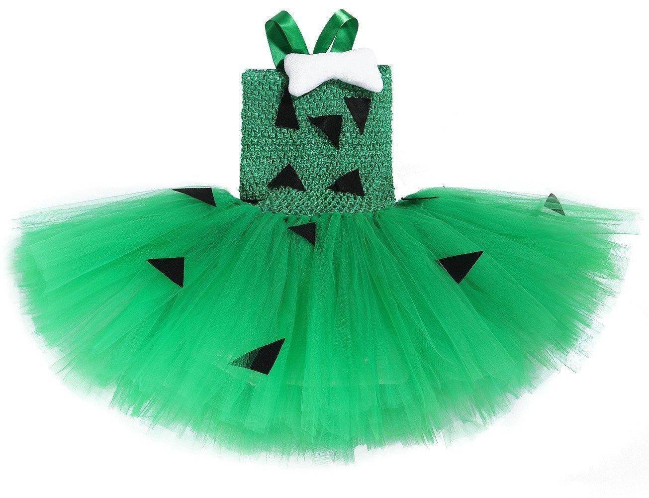 Funny Pebbles Flintstones Bone Tutu Dress for Baby Girls - Azufun