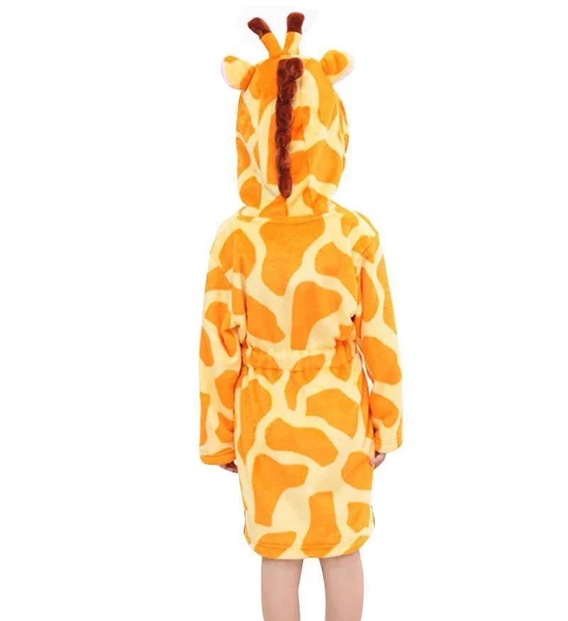 BuyGiraffe Unicorn Animal Hooded Bathrobe Kigurumi Onesies Pajamas Now Cheaper With 3 - 5 Days Ship - PajamasBuy
