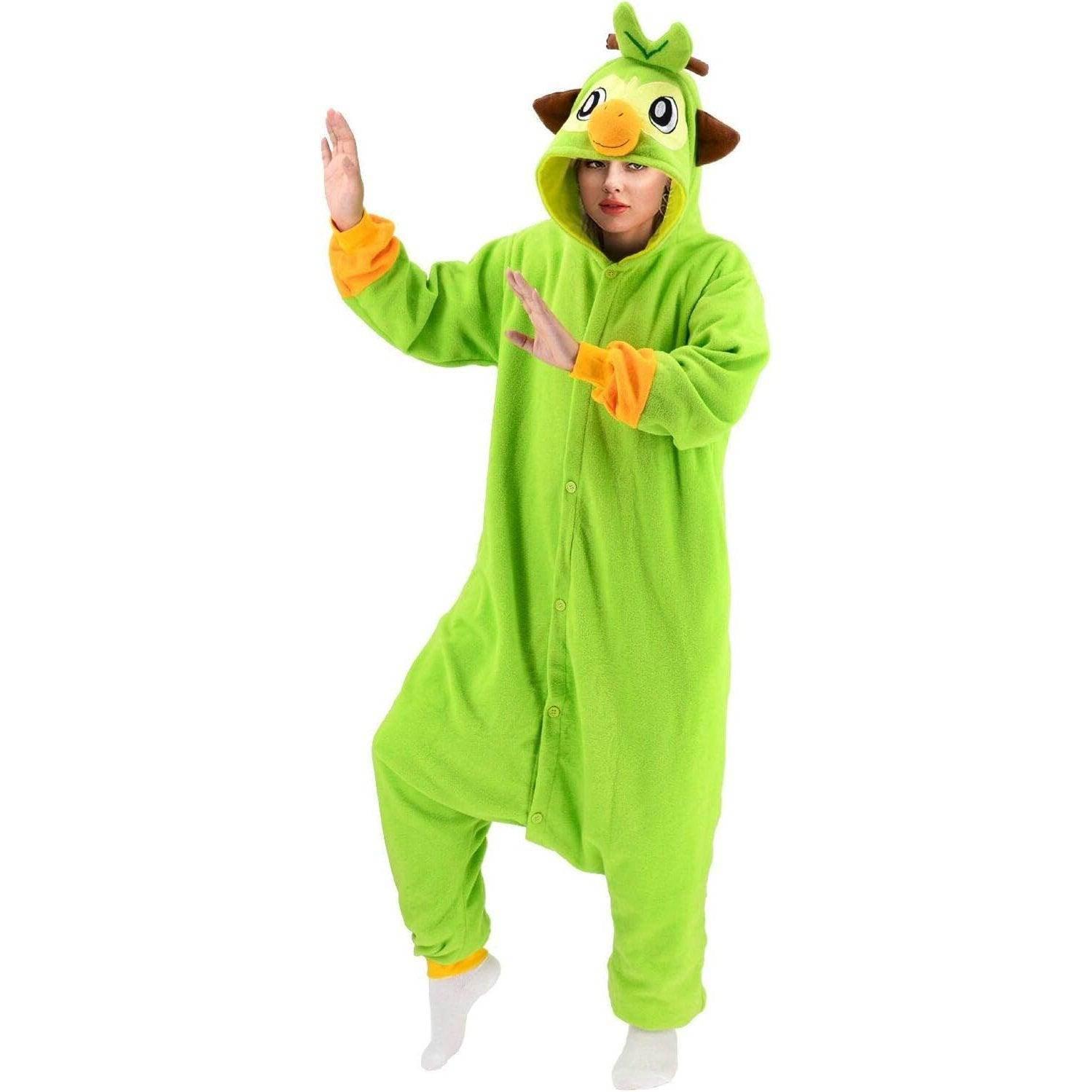 Grookey Kigurumi Onesies Anime Pokemon Pajamas Pyjamas Halloween Costume - Azufun
