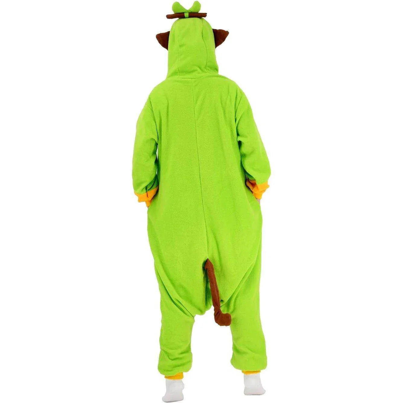 Grookey Kigurumi Onesies Anime Pokemon Pajamas Pyjamas Halloween Costume - Azufun