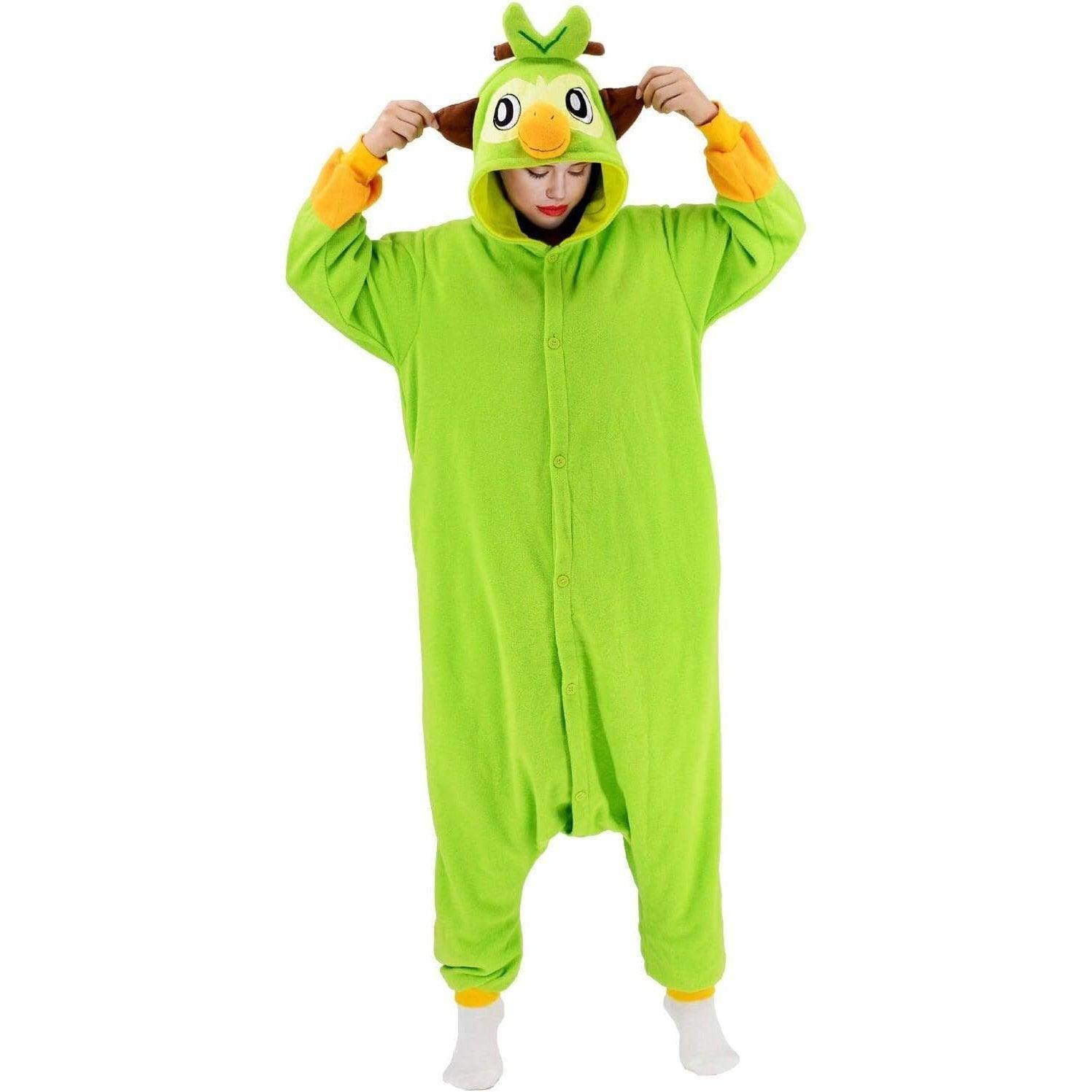 Grookey Kigurumi Onesies Anime Pokemon Pajamas Pyjamas Halloween Costume - Azufun