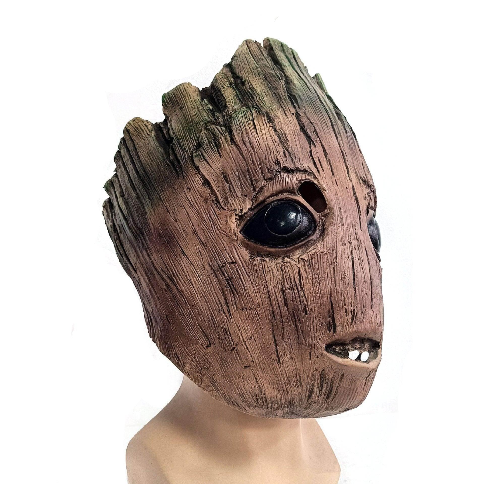 Guardians of the Galaxy Groot Mask latex Halloween - Azufun