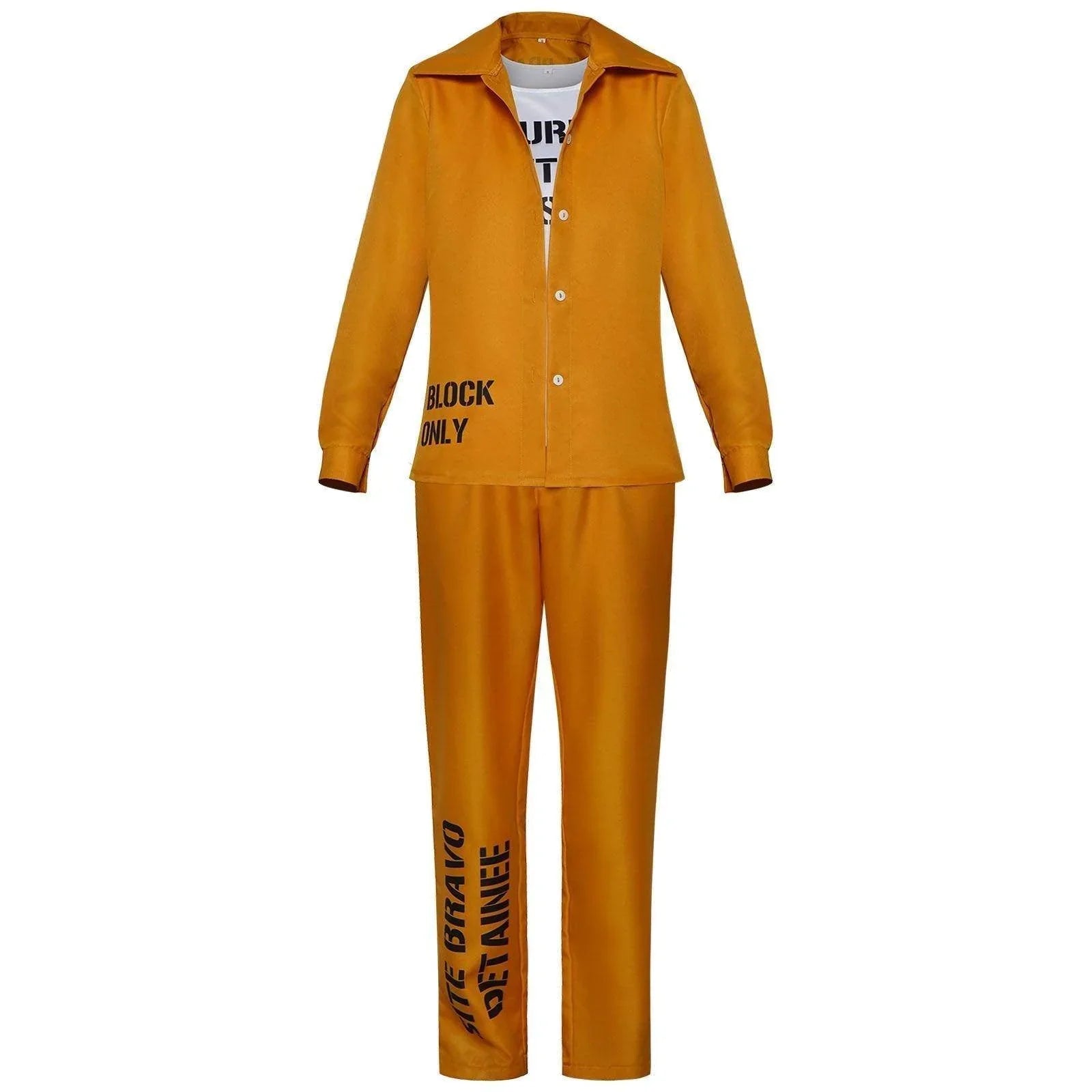 Halloween suicide squad clown Harley Quinn female prison uniform costumes - Azufun