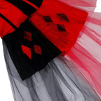 Harley quinn costume Women Dress Hallloween Masquerade circus costumes - Azufun