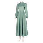 Howl's Moving Castle Green Maid Dress Halloween Carnival Suit Cosplay Costume - Azufun