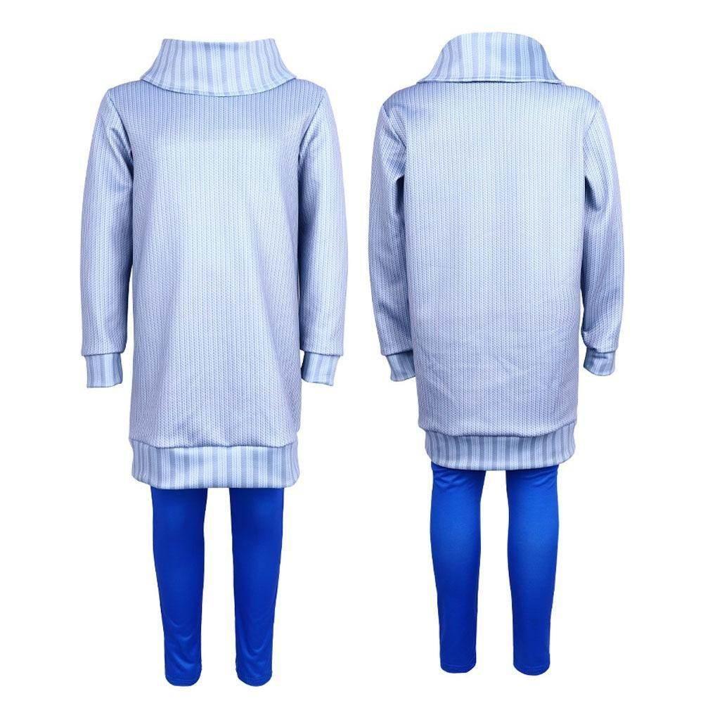 Inside Out 2 Sadness Costume Halloween Stage Performance Outfit for Kids and Adults - Azufun