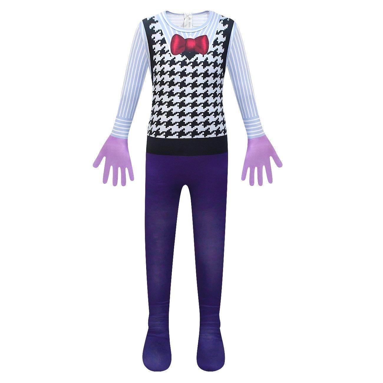 Inside Out Fear Cosplay Jumpsuit for Boys Kids' Zentai Costume - Azufun