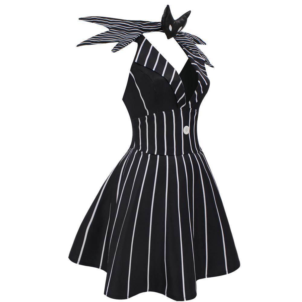 jack skellington costume Dress Nightmare Before Christmas For Women - Azufun