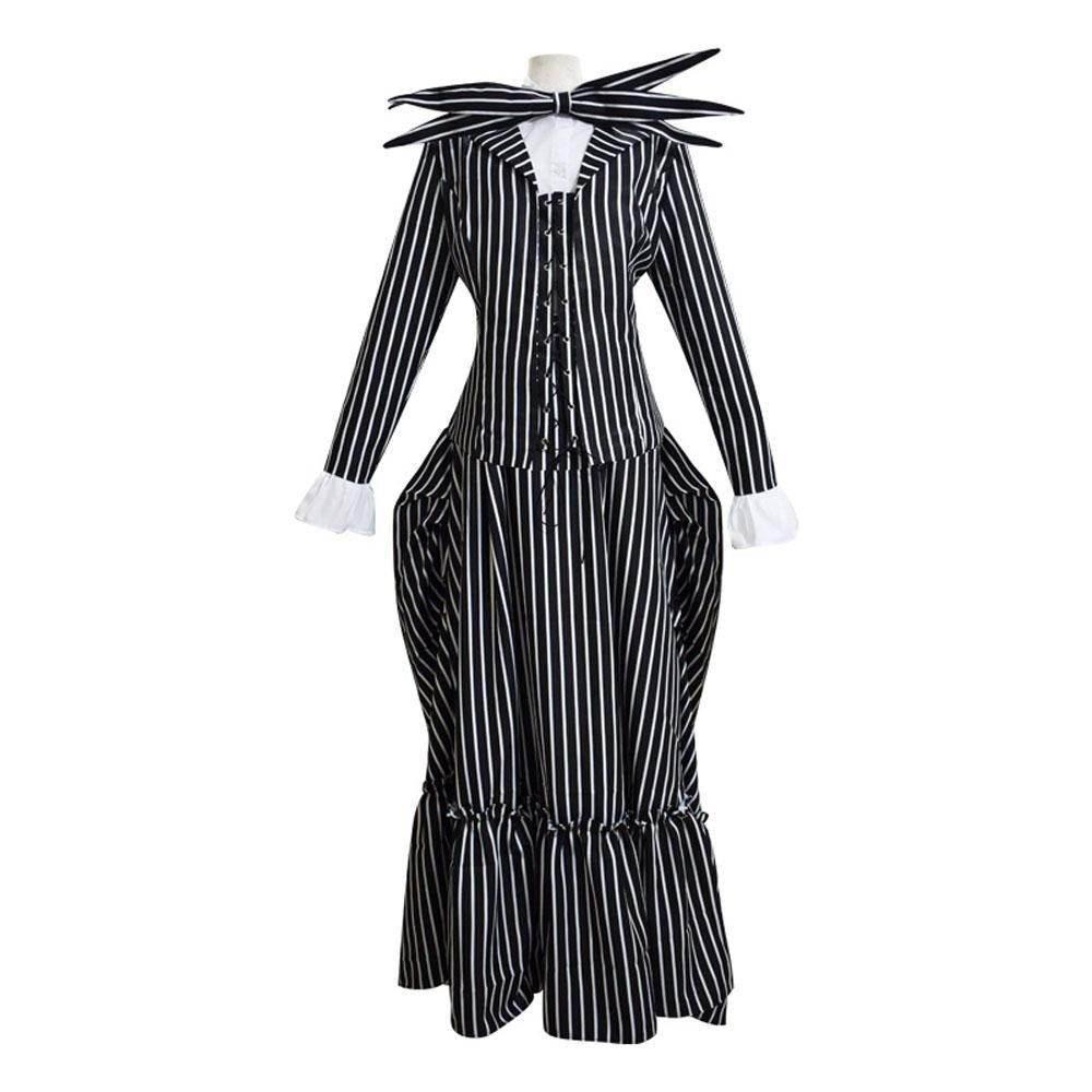 Jack Skellington Couples Costume Nightmare Before Christmas For Women Men - Azufun
