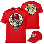 John Cena Costume Set With T-shirt Hat for Adult Kids Boys - Azufun