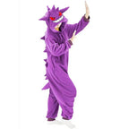 Gengar Kigurumi Onesies Anime Pokemon Pajamas Pyjamas Halloween Costume - Azufun