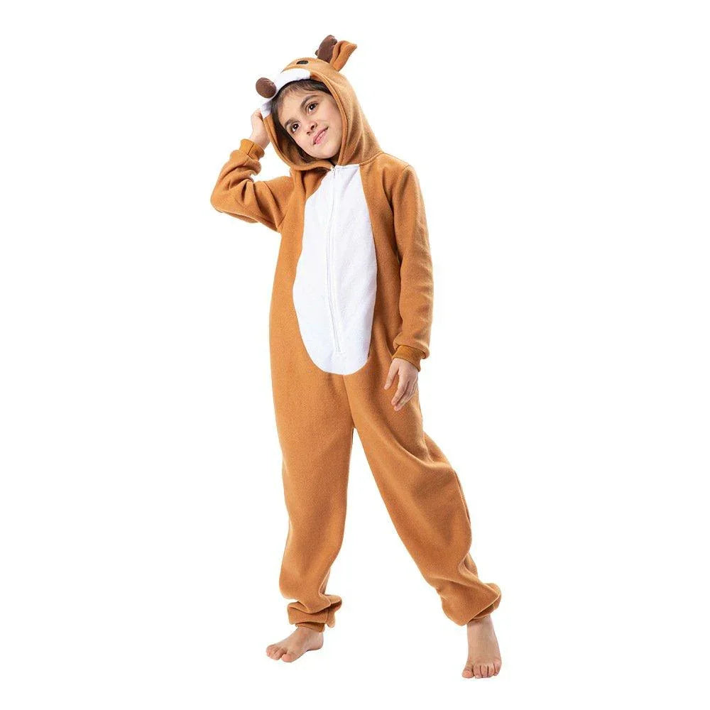 Christmas Elk Kigurumi Pajamas Party Stage Props Bar Horse Reindeer Suit