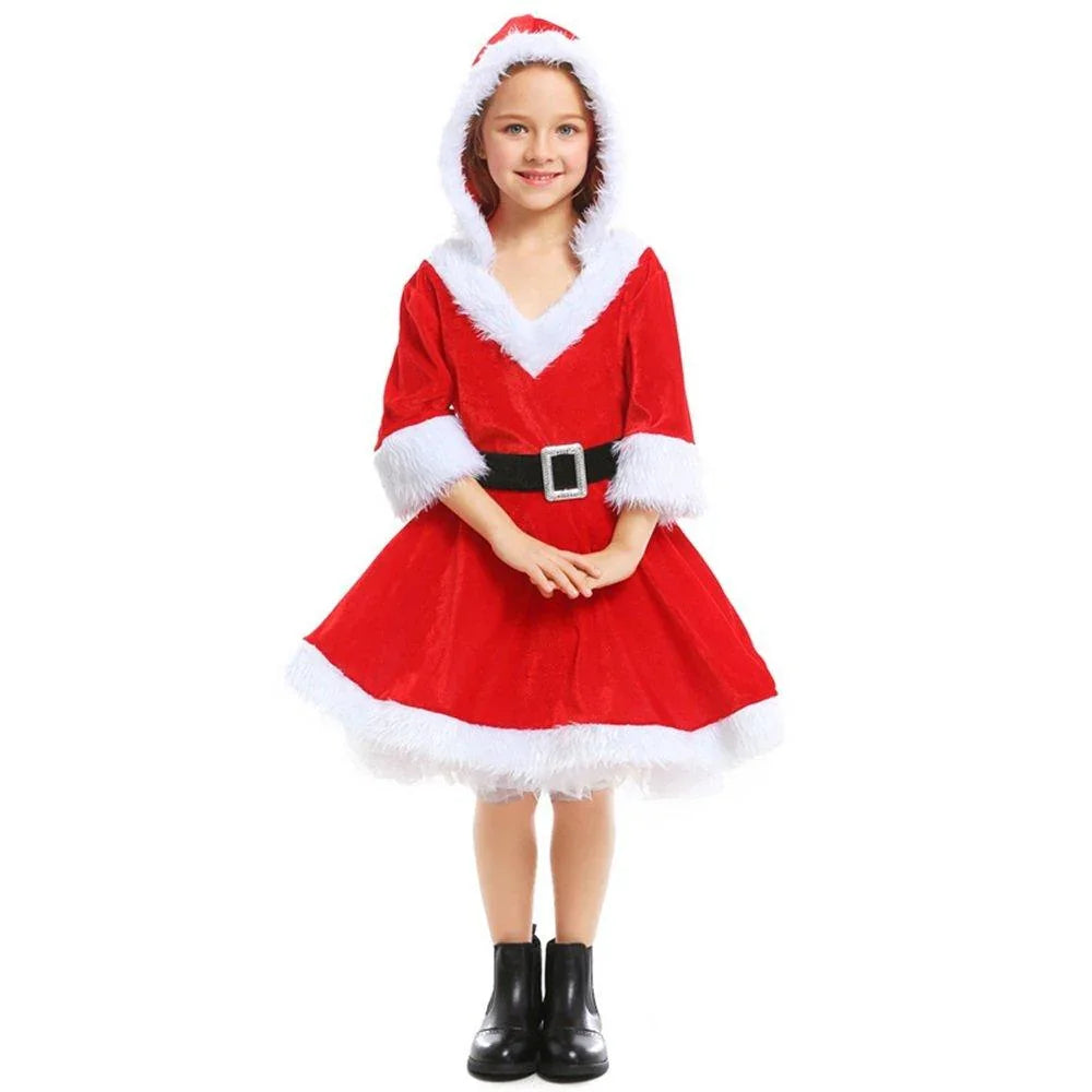 Mean Girls Women Costume Christmas Fluffy Dress Girl