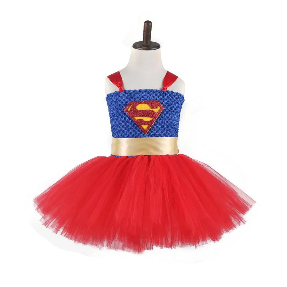Girls The Avengers Tutu Dress Superhero Costumes Dress