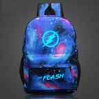The Flash Anime Backpack  Night Luminous Cosplay Shoulder School Bag