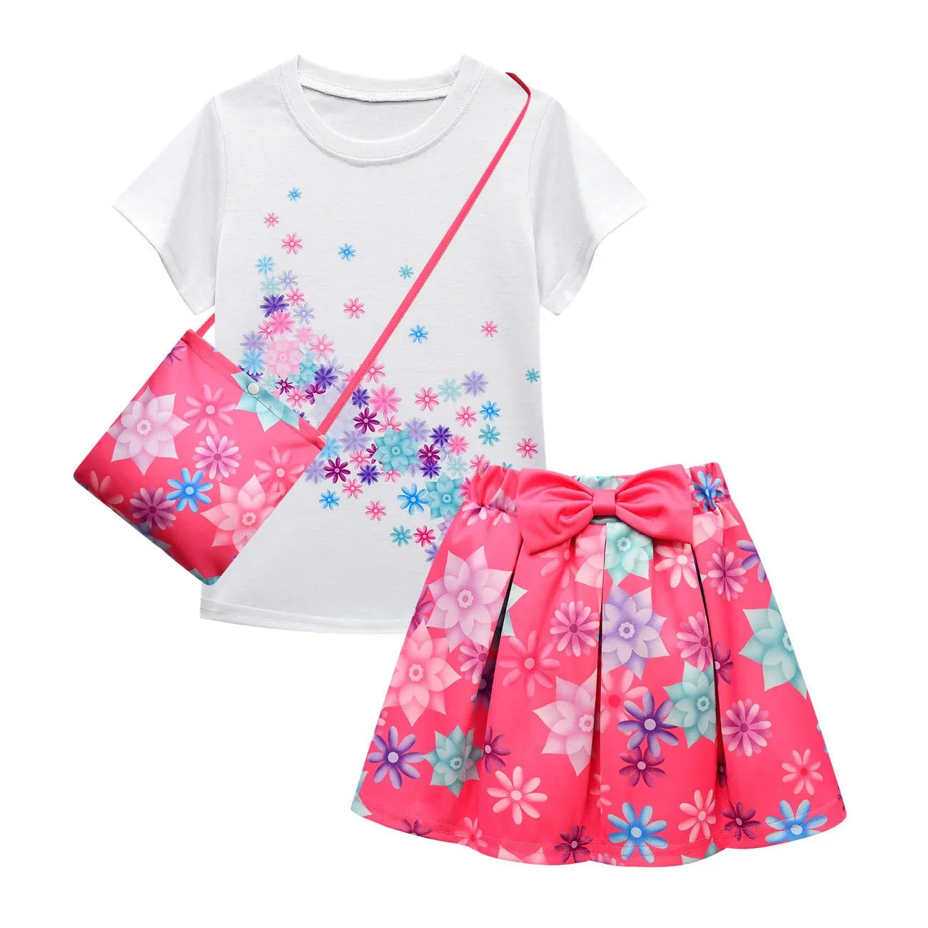 Encanto Isabela Dress for Girls Rich Accessory Three Pieces Sets