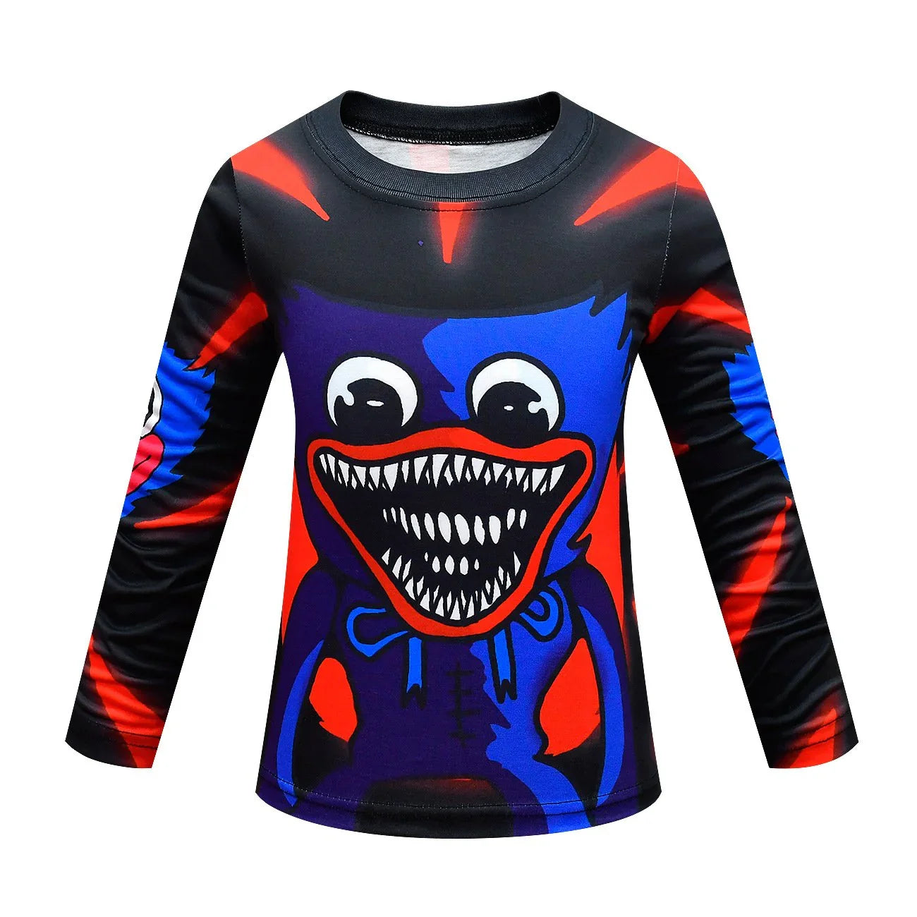 Poppy Playtime Cartoon Long Sleeve Pants Sets for Big Kids