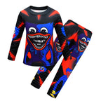 Poppy Playtime Cartoon Long Sleeve Pants Sets for Big Kids