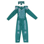 Disguise Minecraft Armor Cosplay Costume Kids' Halloween Jumpsuit - Azufun