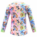 Bluey Pajamas Set Long Sleeve Trousers Two Pieces for Kids