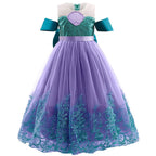 Girls Mermaid Princess Dresses Lace Tutu Costume for Kids