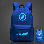 The Flash Anime Backpack  Night Luminous Cosplay Shoulder School Bag