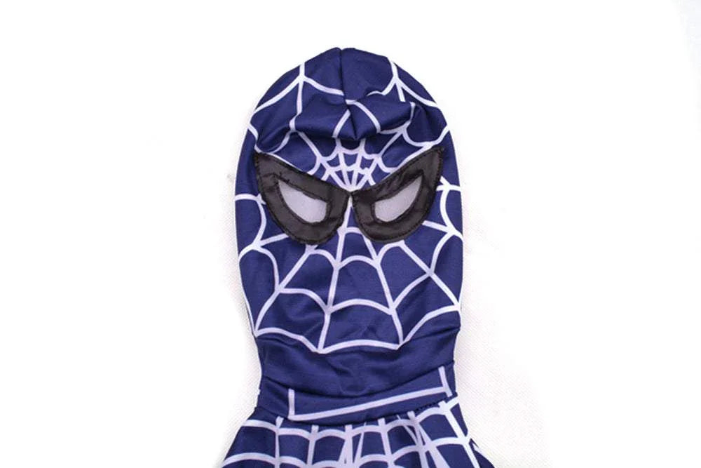 kid Spiderman Costume Cosplay Jumpsuit Superhero Full Body Zentai Suit