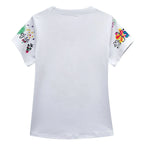 Encanto Costumes Suit for Girls Rich Accessory with T-Shirt Skirt